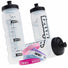 Swim Hydration 1L Bottle - Pastel Colour Rings - Clear
