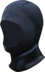 Black TWF 3mm swim hood designed for water sports, featuring a snug fit and durable neoprene material.