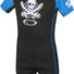TWF Kids Pirate 2mm Summer Shortie Wetsuit - Black/Blue