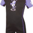 TWF Kids Seahorse 2mm Summer Shortie Wetsuit - Black/Purple