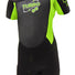 TWF Kids Turbo 2.5mm Shortie Wetsuit - Black/Green
