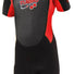 TWF Kids Turbo 2.5mm Shortie Wetsuit - Black/Red