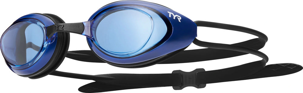 TYR Black Hawk Racing Goggles - Blue | Allens Of Kingsbury
