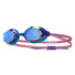 TYR Blackops 140 EV Female Fit Mirror Racing Goggles - Blue/Coral
