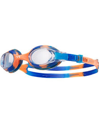 TYR Junior Swimple Tie Dye Goggles - Blue/Orange | Allens Of Kingsbury