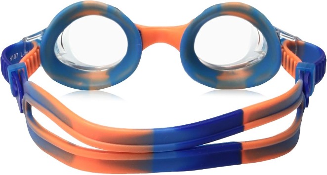 TYR Junior Swimple Tie Dye Goggles - Blue/Orange | Allens Of Kingsbury