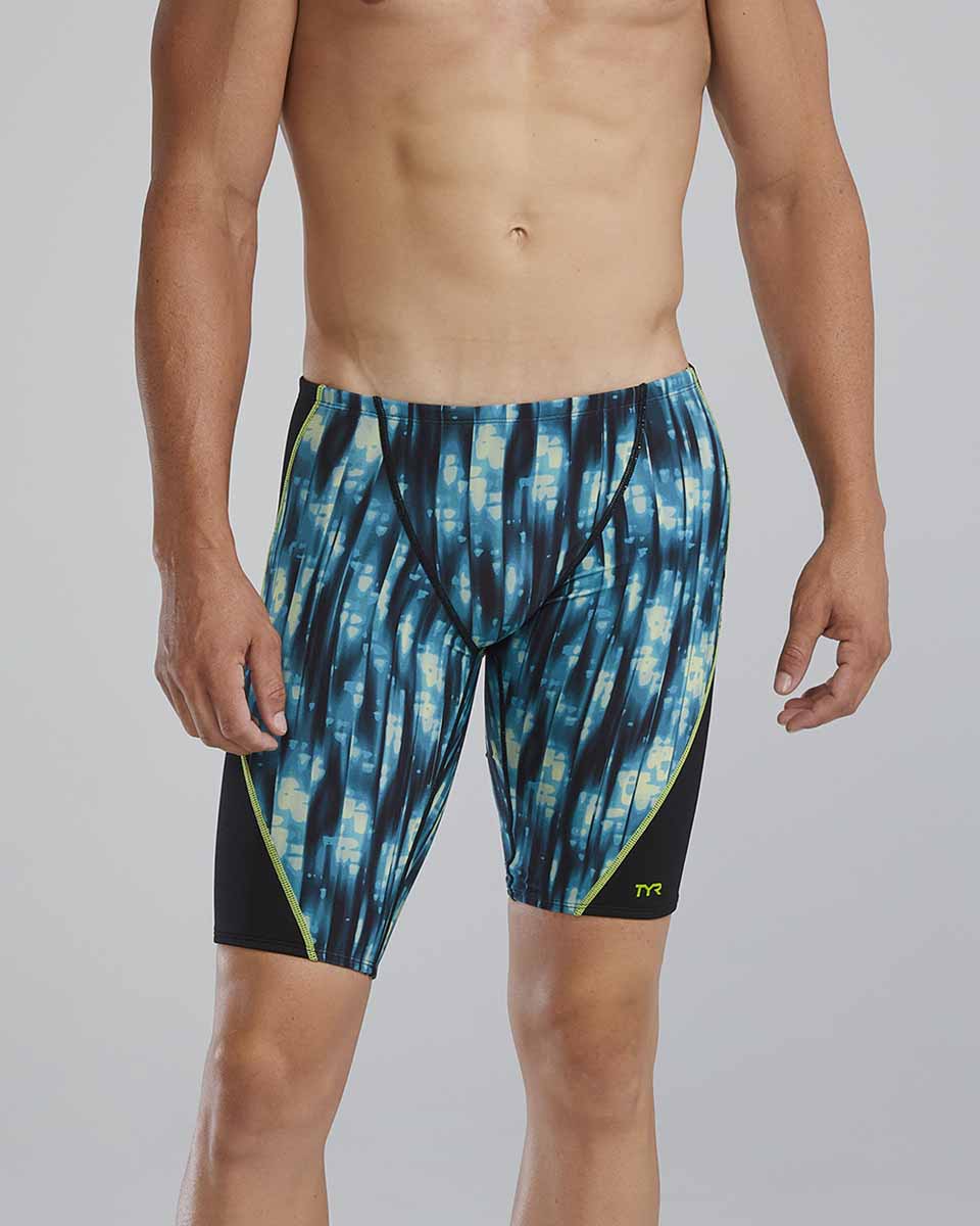 TYR Mens Neo Blade Splice Jammer - Blue/Teal/Green | Allens Of Kingsbury