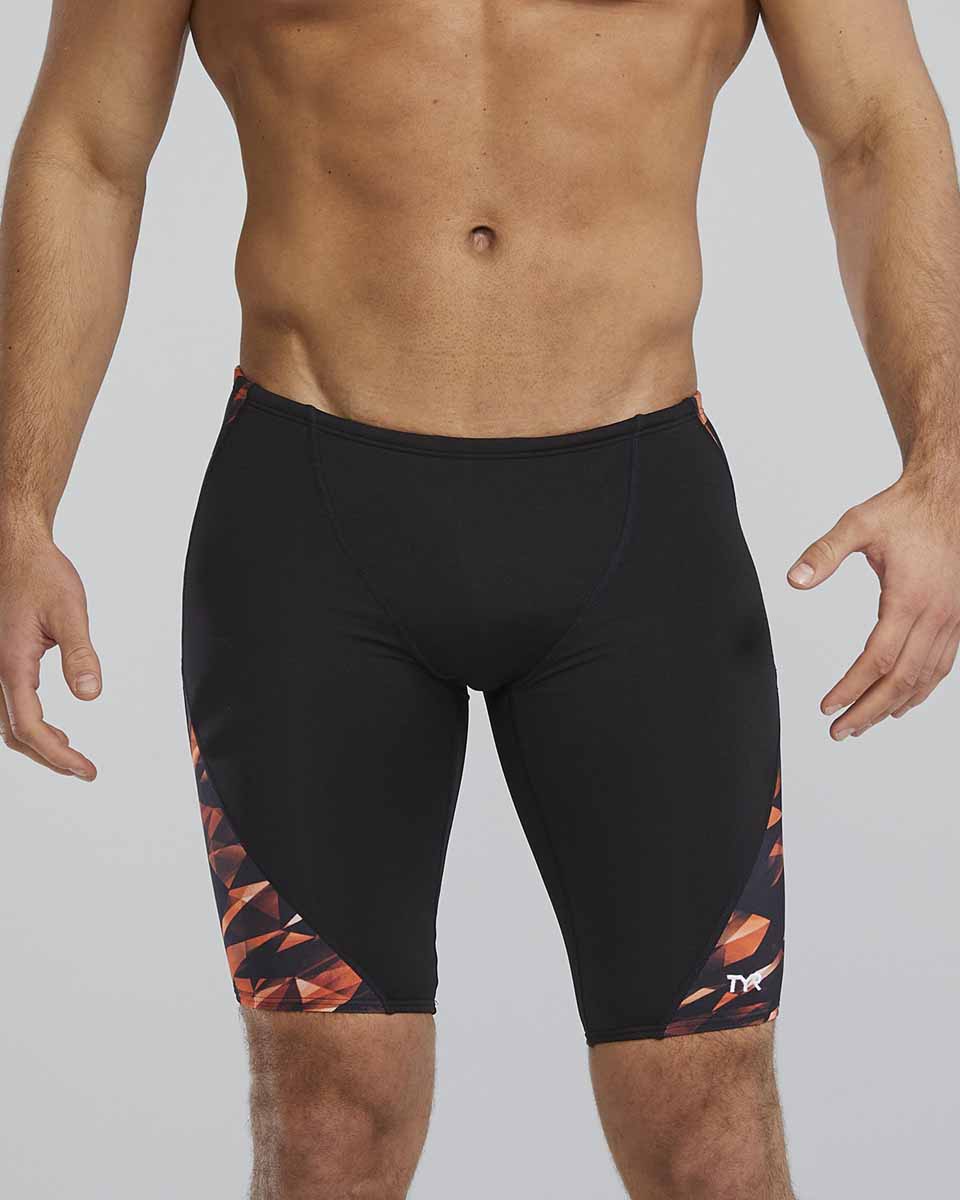 TYR Mens Triadic Blade Splice Jammer - Orange | Allens Of Kingsbury