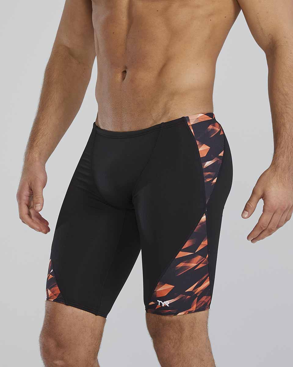 TYR Mens Triadic Blade Splice Jammer - Orange | Allens Of Kingsbury