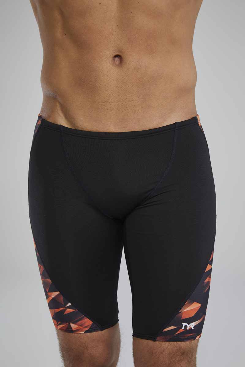 TYR Mens Triadic Blade Splice Jammer - Orange | Allens Of Kingsbury