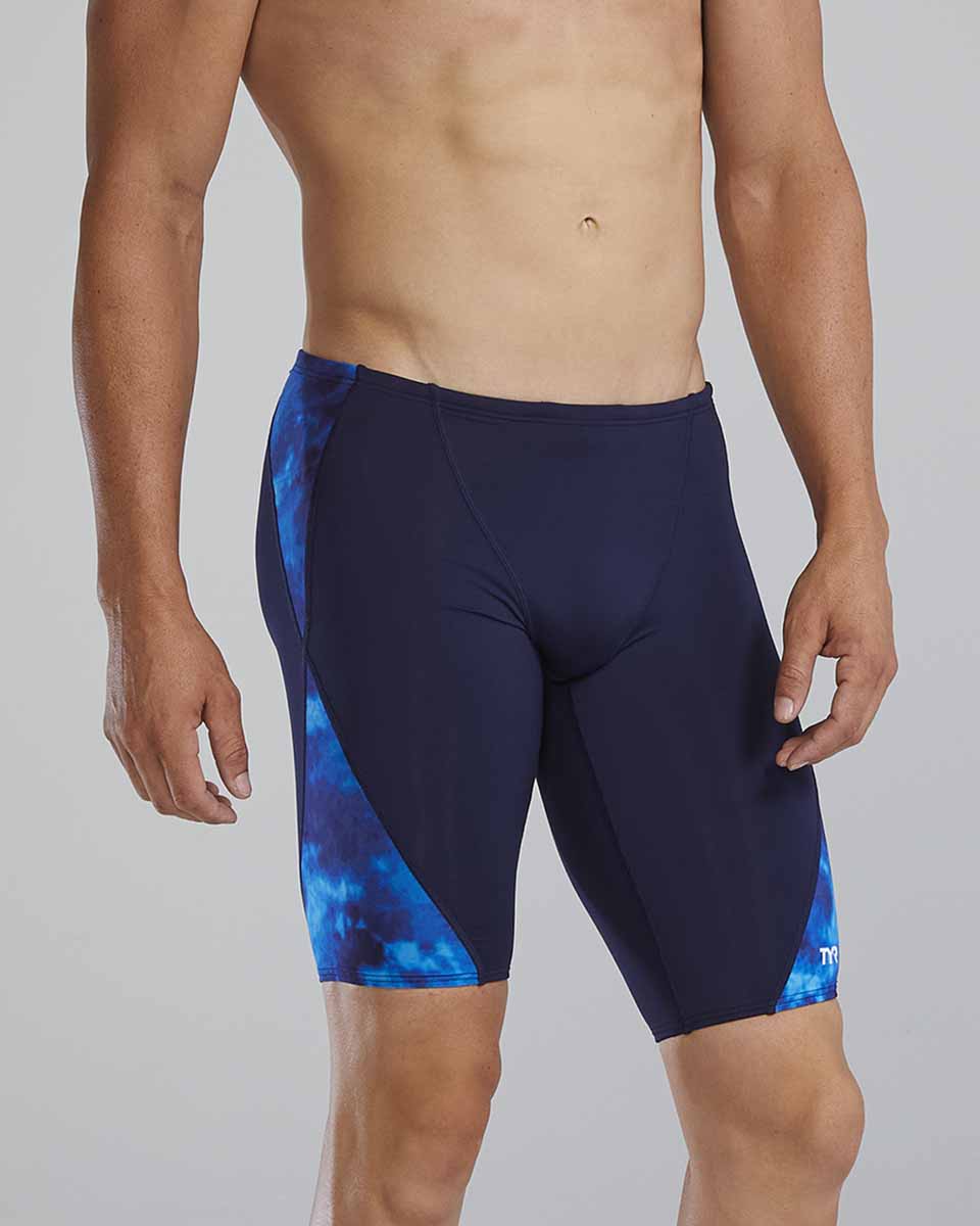TYR Mens Waveform Blade Splice Jammer - Blue | Allens Of Kingsbury