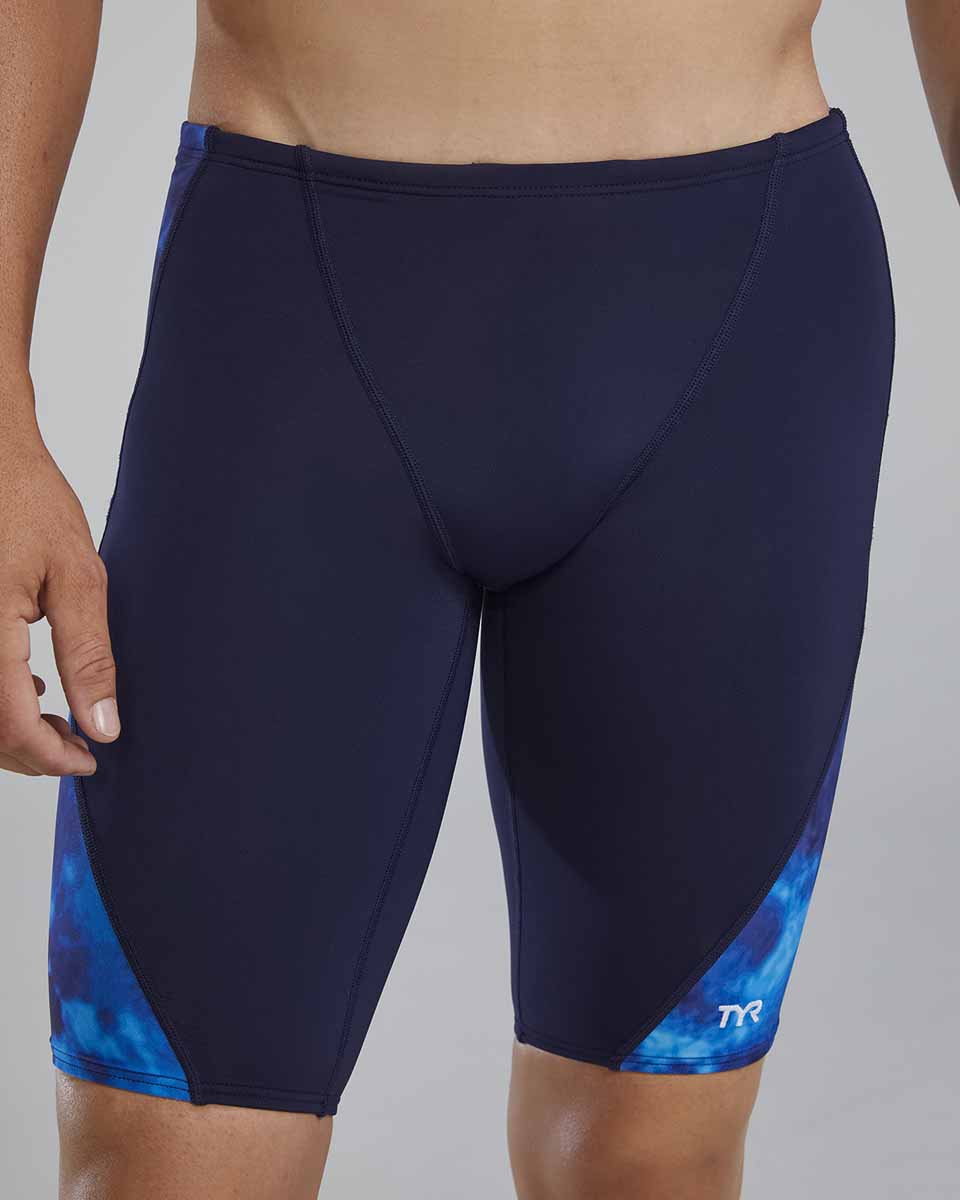 TYR Mens Waveform Blade Splice Jammer - Blue | Allens Of Kingsbury