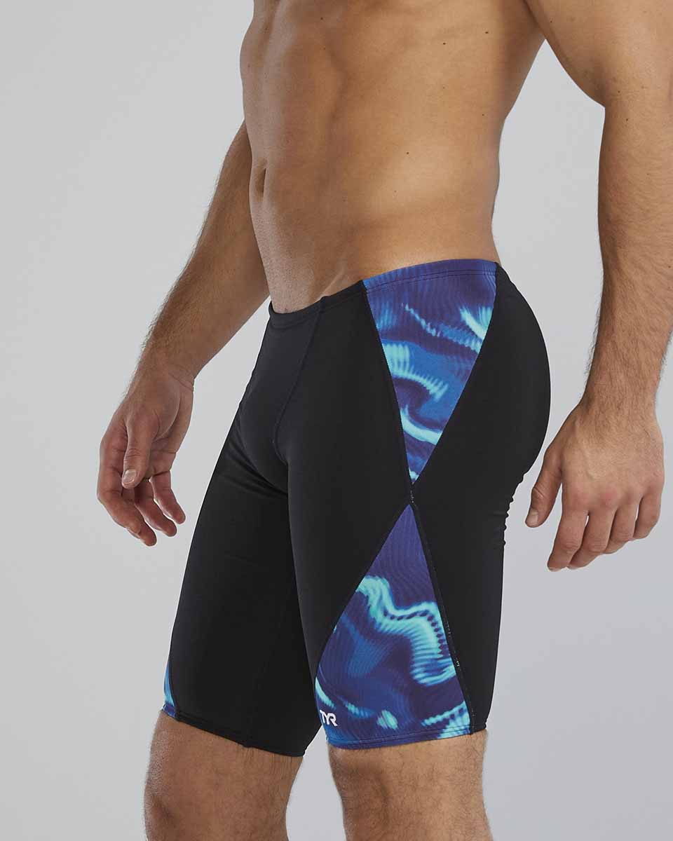 TYR Mens Waveform Blade Splice Jammer - Blue/Green | Allens Of Kingsbury