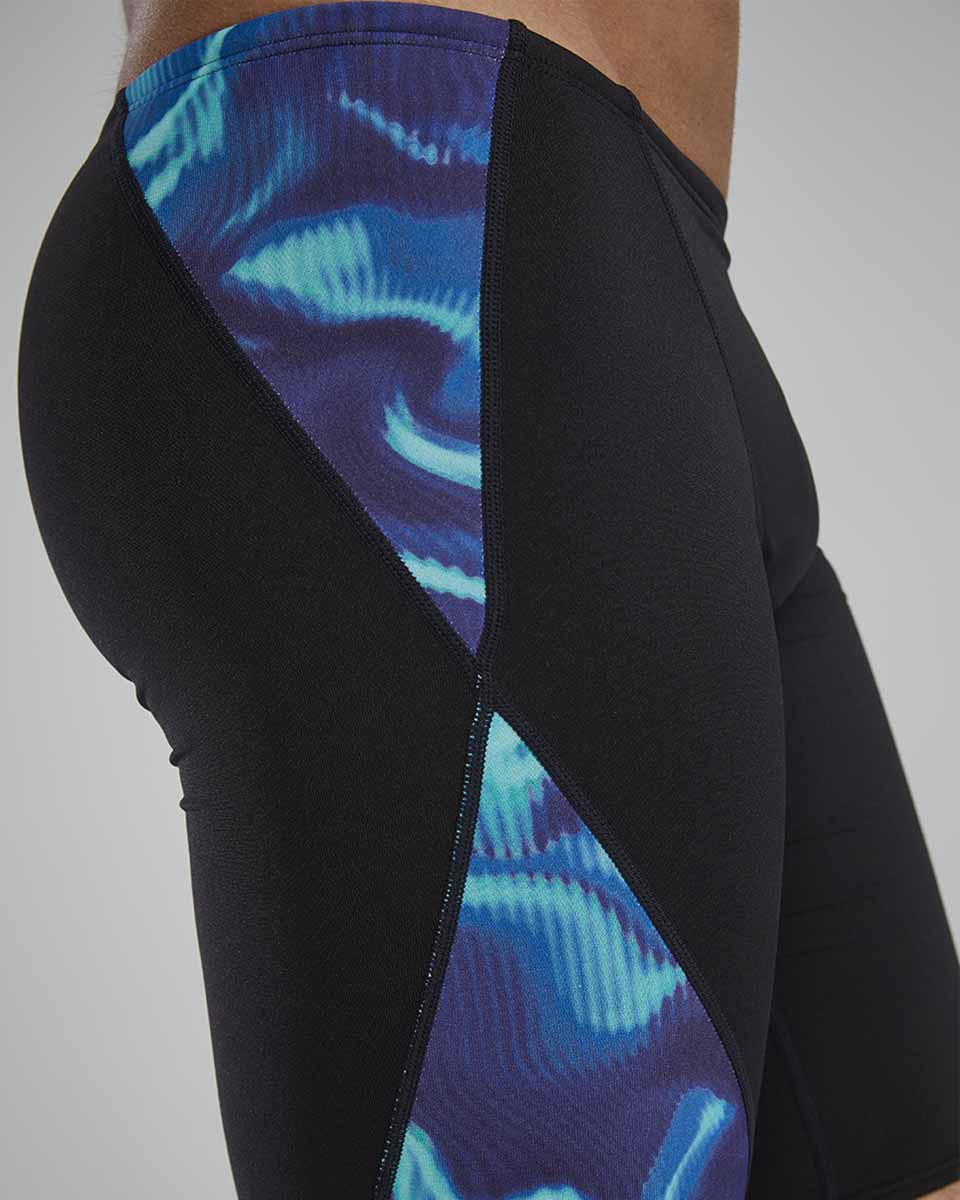 TYR Mens Waveform Blade Splice Jammer - Blue/Green | Allens Of Kingsbury