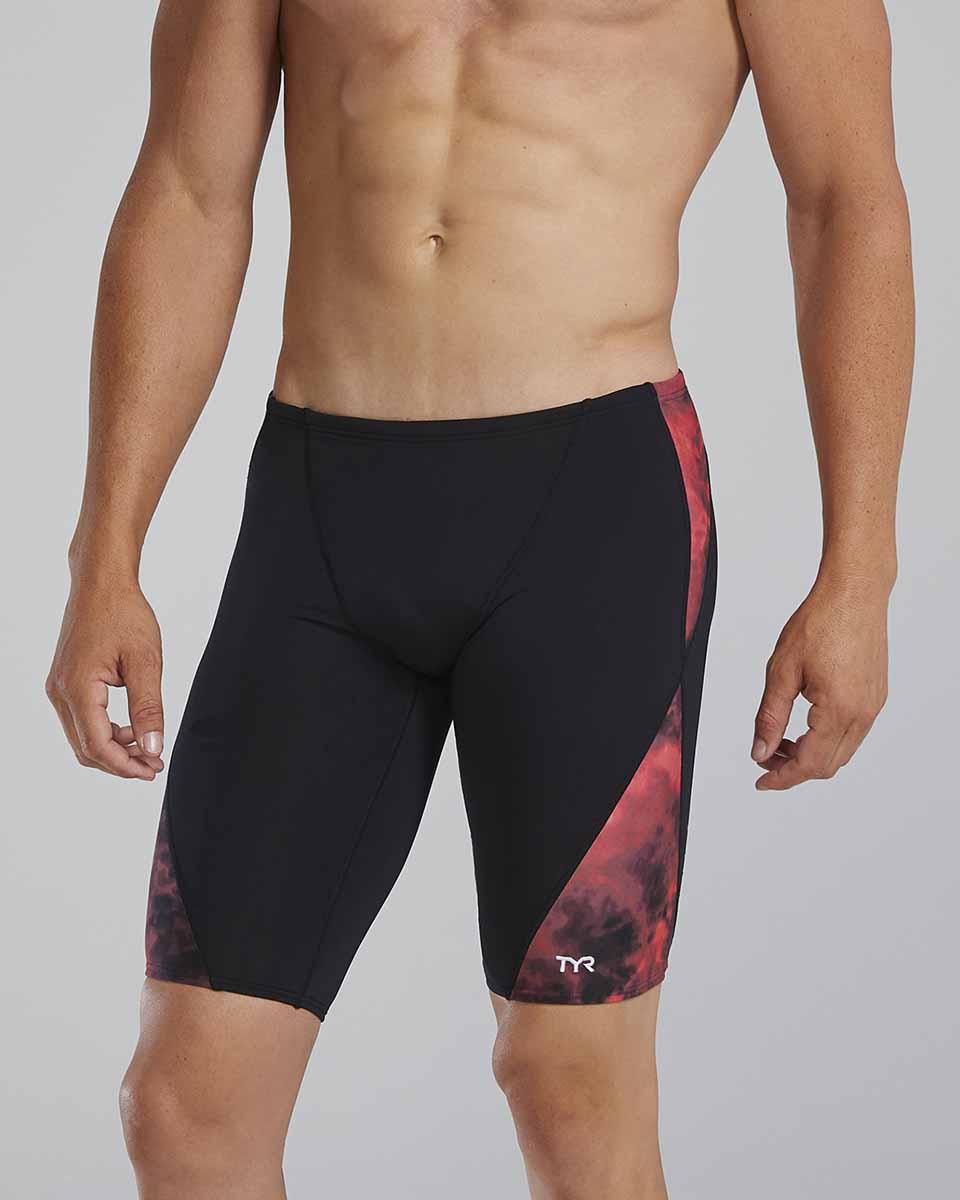 TYR Mens Waveform Blade Splice Jammer - Red | Allens Of Kingsbury