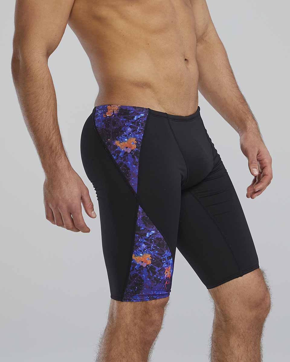 TYR Mens Montipora Blade Splice Jammer - Purp/Orange | Allens Of Kingsbury