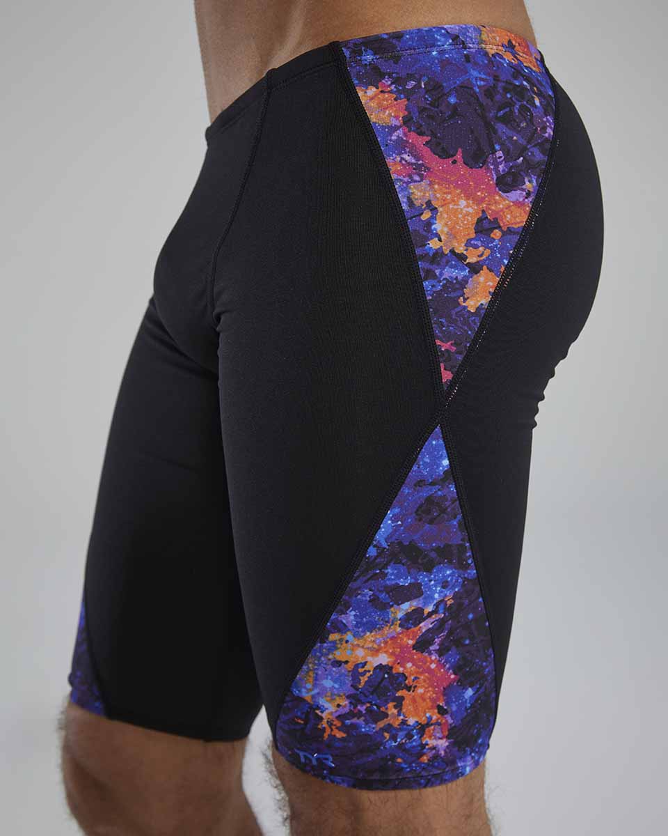 TYR Mens Montipora Blade Splice Jammer - Purp/Orange | Allens Of Kingsbury