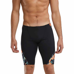 TYR Mens Validus Blade Splice Jammer - Orange/Aqua/Black | Allens Of Kingsbury