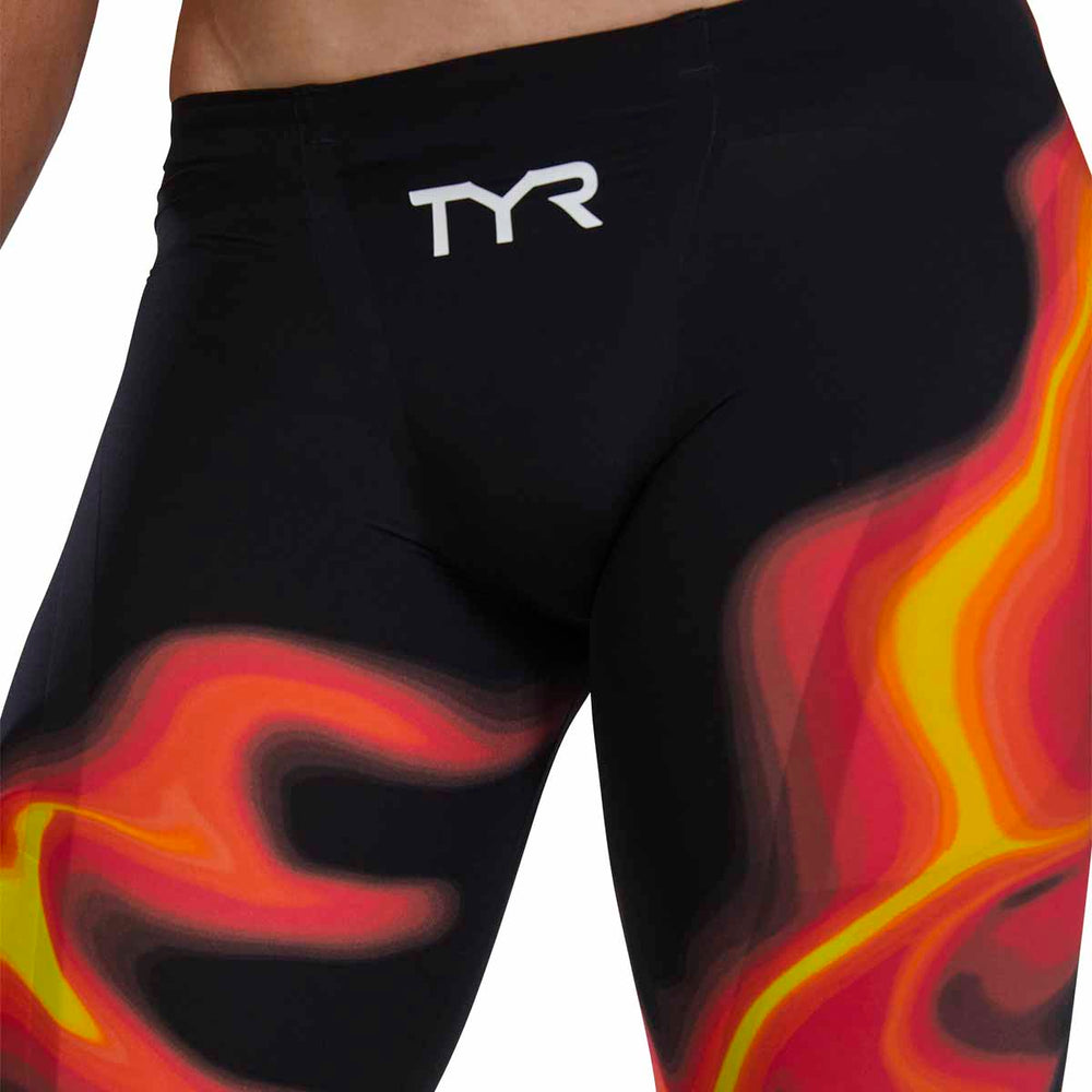 TYR Mens Venzo Infrared Low Waisted Jammer - Fire | Allens Of Kingsbury