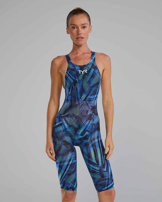 TYR Womens Avictor 2.0 - Helux Openback Kneeskin - Blue/Green | Allens Of Kingsbury 960