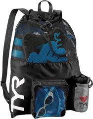 TYR Big Mesh Mummy Backpack - Black | Allens Of Kingsbury