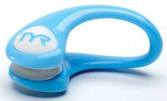 Blue TYR Ergo Swim Clip nose clip, designed for comfortable fit during swimming, with a sleek and durable construction.