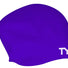 TYR Long Hair Wrinkle Free Silicone Swimming Cap - Purple