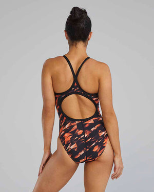 TYR Womens Triadic Diamondfit Swimsuit - Orange | Allens Of Kingsbury