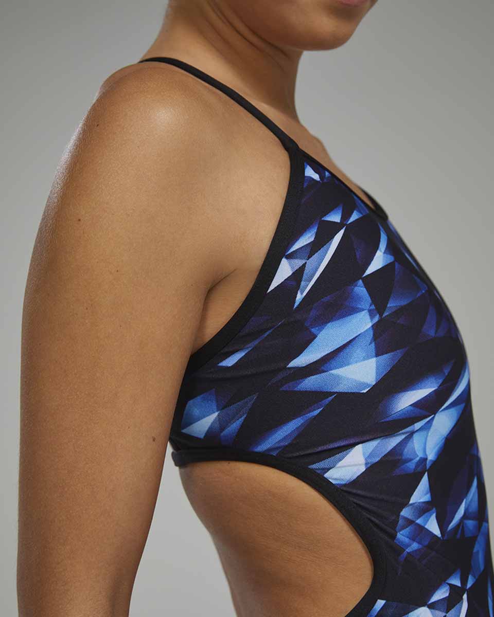 TYR Womens Triadic Trinityfit Swimsuit - Blue | Allens Of Kingsbury
