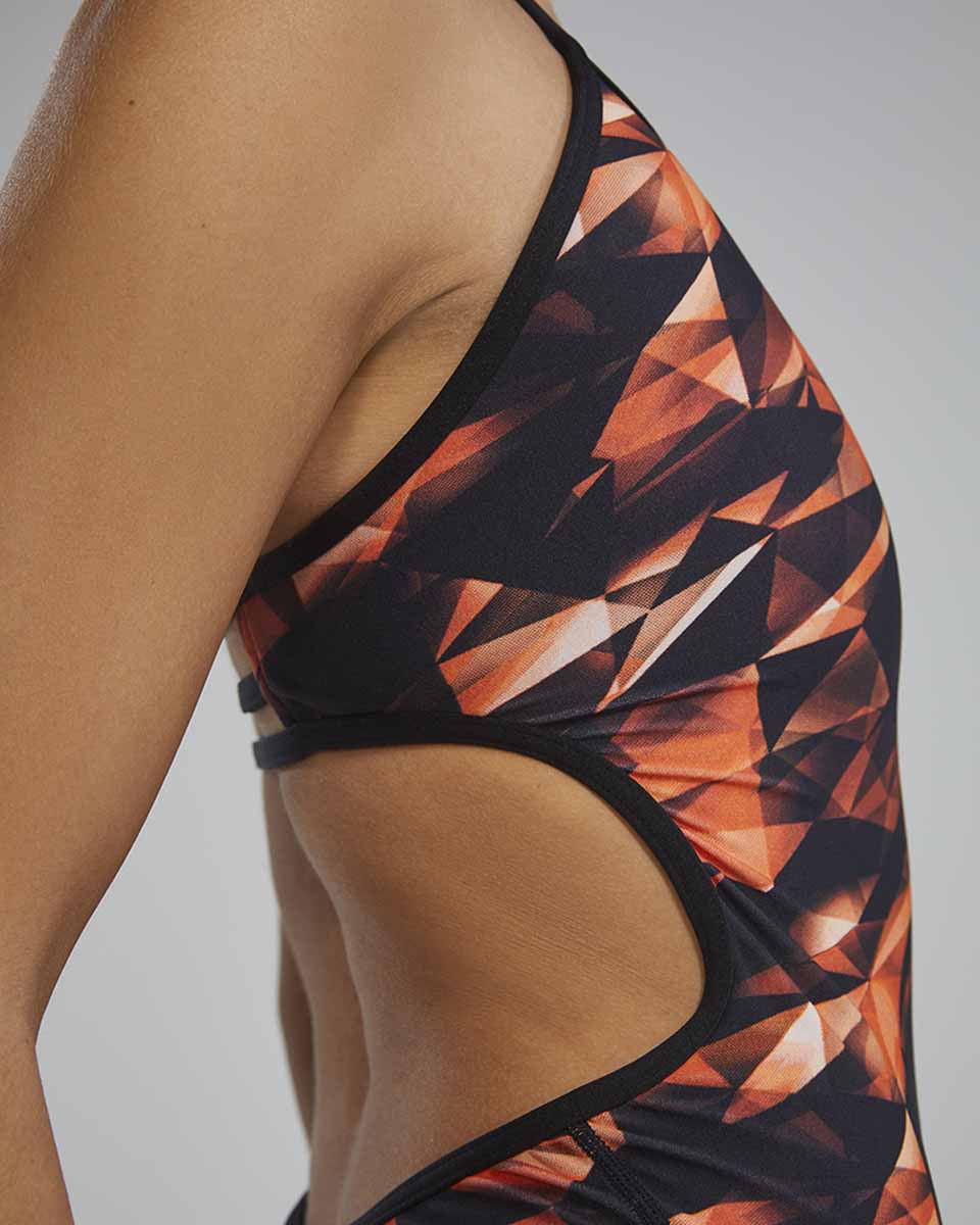TYR Womens Triadic Trinityfit Swimsuit - Orange | Allens Of Kingsbury