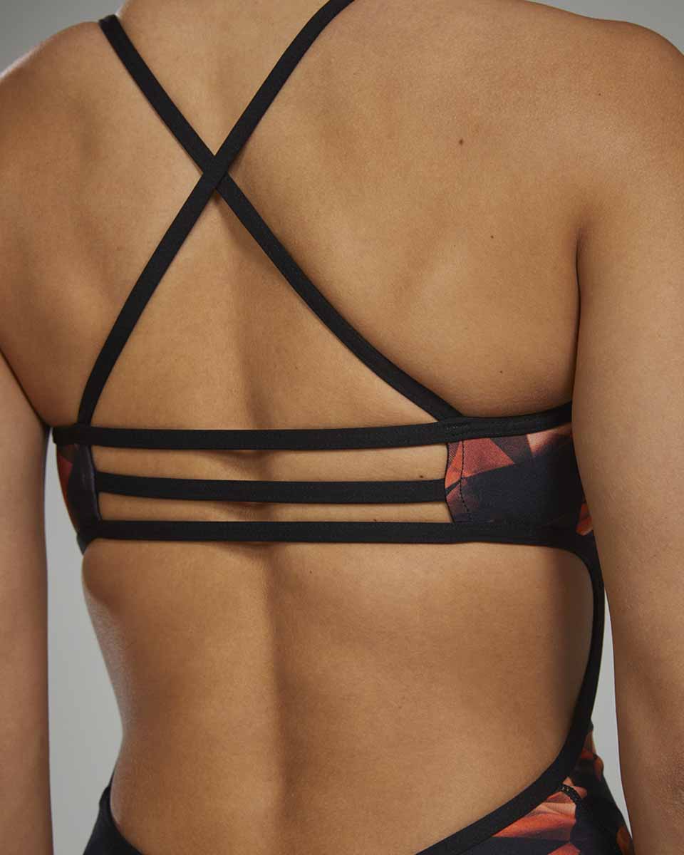 TYR Womens Triadic Trinityfit Swimsuit - Orange | Allens Of Kingsbury