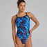 TYR Womens Waveform Diamondfit Swimsuit - Blue