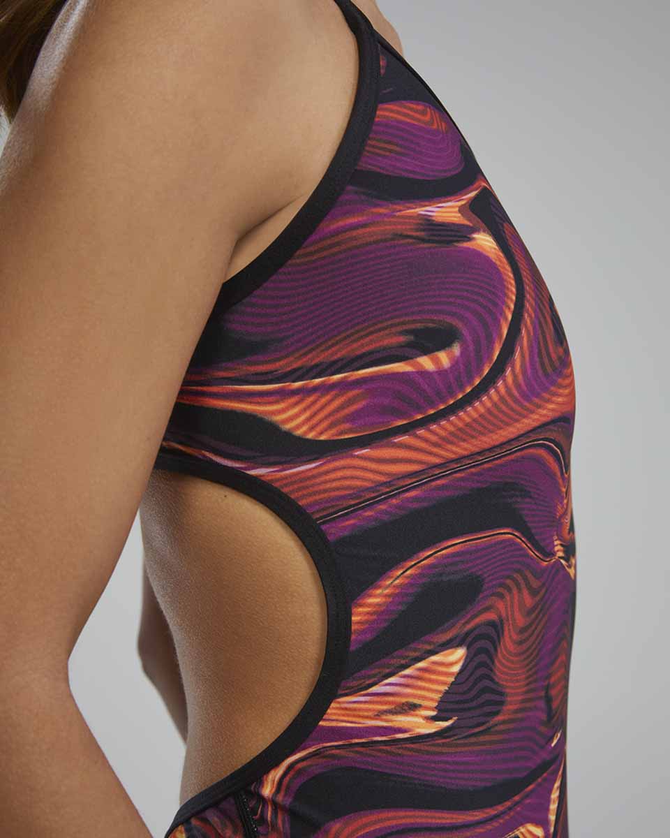 TYR Womens Furo Trinityfit Swimsuit - Burg/Gold | Allens Of Kingsbury