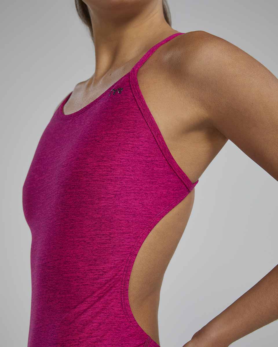 TYR Womens Lapped Cutoutfit Swimsuit - Magenta | Allens Of Kingsbury