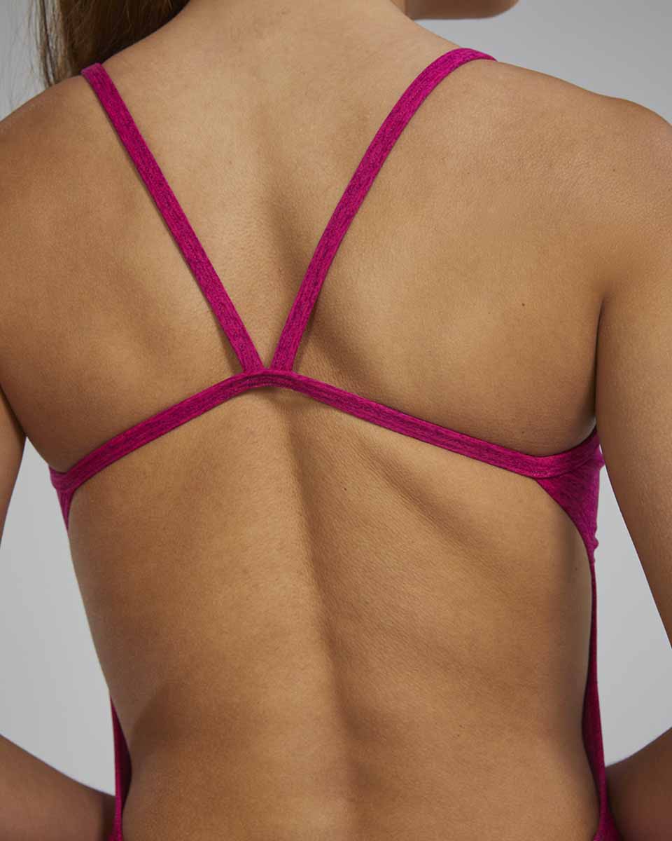 TYR Womens Lapped Cutoutfit Swimsuit - Magenta | Allens Of Kingsbury