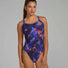 TYR Womens Montipora Cutoutfit Swimsuit - Purp/Orange