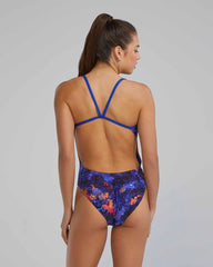 TYR Womens Montipora Cutoutfit Swimsuit - Purp/Orange | Allens Of Kingsbury