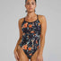 TYR Womens Validus Trinityfit Swimsuit - Orange/Aqua/Black