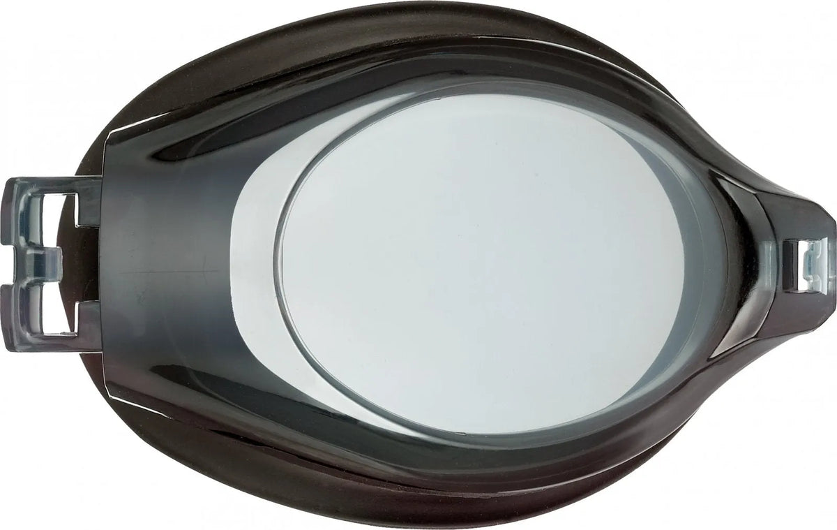 View V580AS Swipe Lens black goggles with clear lenses and adjustable strap for comfortable outdoor protection.