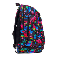Way Funky Funkita Lost Leaf Elite Squad backpack in multi-color with adjustable straps and spacious main compartment.