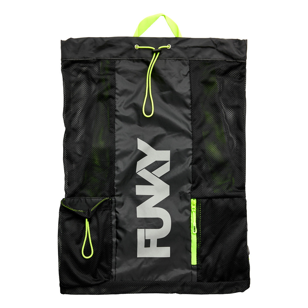 Way Funky Night Lights Gear Up Mesh Backpack - Black/Yellow | Allens Of Kingsbury