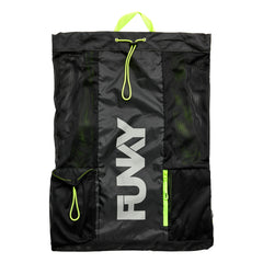 Way Funky Night Lights Gear Up Mesh Backpack - Black/Yellow | Allens Of Kingsbury
