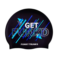 Funky Trunks Funkd Swim Cap - Black/Multi | Allens Of Kingsbury