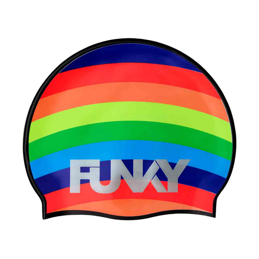 Way Funky Rainbowie Swim Cap - Multi | Allens Of Kingsbury 1200