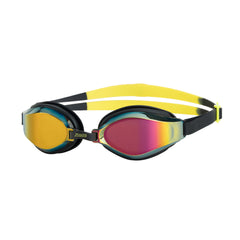 Zoggs Endura Max Titanium Mirrored Goggle - Black/Yellow/Mirrored Violet | Allens Of Kingsbury
