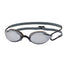 Zoggs Fusion Air Titanium Goggle - Black/Grey/Mirrored Smoke