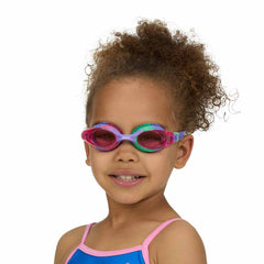 Zoggs Kids Little Bondi Remix Goggles - Violet/Pink/Turquoise | Allens Of Kingsbury