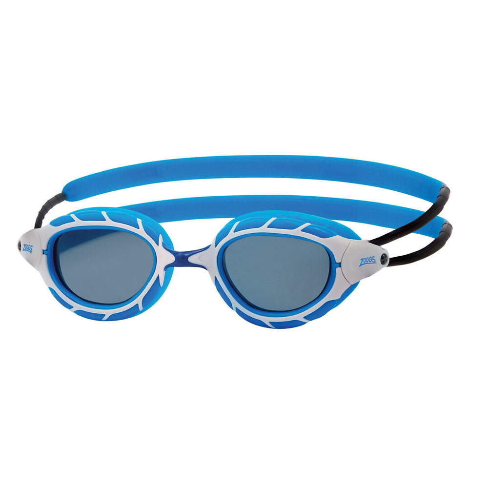 Zoggs Predator Goggle - Regular Fit - Blue/White/Tint Smoke | Allens Of Kingsbury