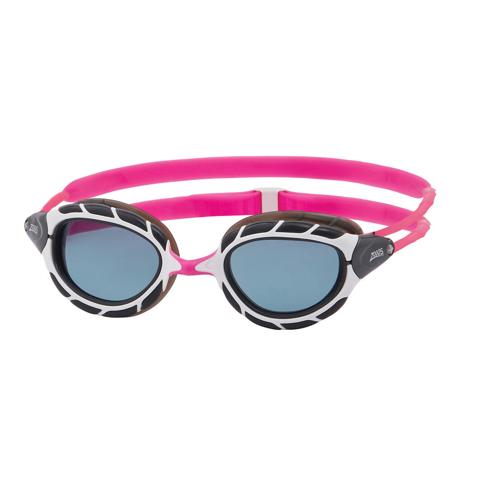 Zoggs Predator Goggle - Regular Fit - Pink/White/Tint Smoke | Allens Of Kingsbury