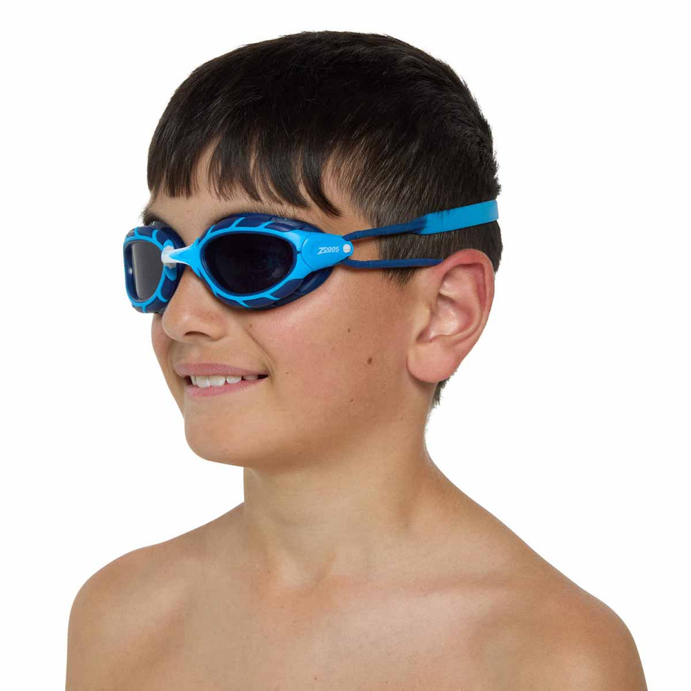 Zoggs Predator Junior Goggles - Blue/Smoke | Allens Of Kingsbury